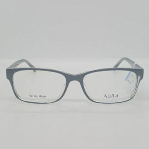 NWT RX-ABLE UNISEX AURA EYEGLASS FRAMES AUM-16-39 BLACK CRYSTAL